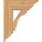 Ekena Millwork Merced Traditional Smooth Bracket, Western Red Cedar, 5 1/2"W x 20"D x 24"H BKT06X20X24MRC01SWR - alternate 4
